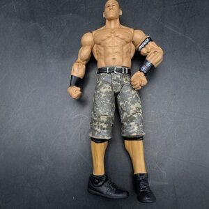 WWE John Cena Mattel Wrestling Action Figure Camo Shorts V1266 2011